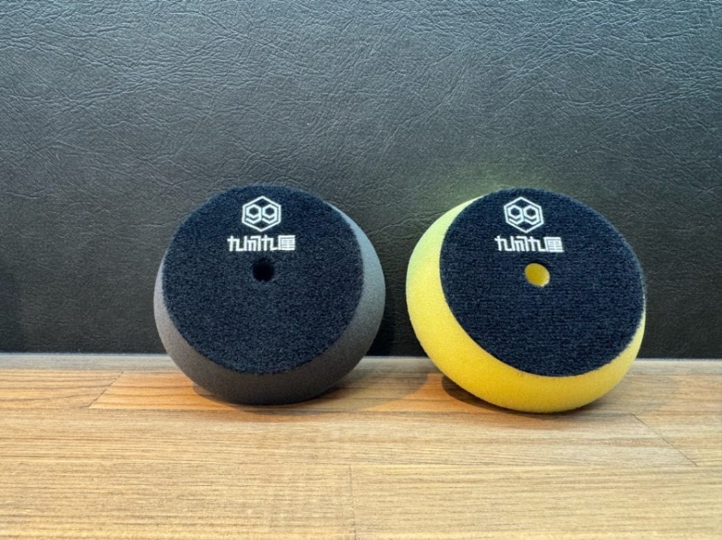 QCC　ウレタンバフ2個セット　/　クブクリーンケミカル　3インチ　高反発＆ソフトウレタンバフ　80ｍｍΦ