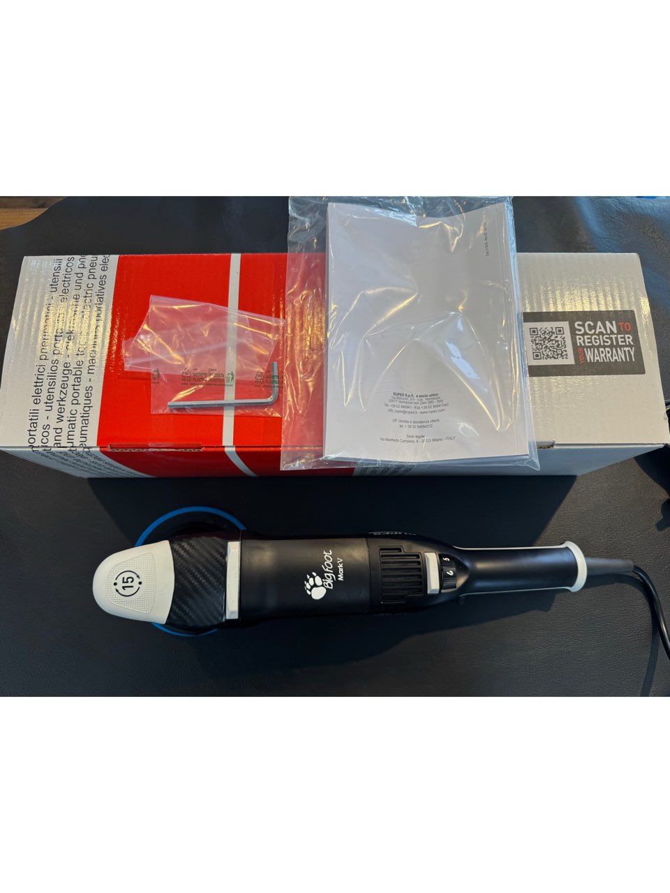 RUPES BIGFOOT　LHR15　MARK　Ⅴ　/　ルペス　15㎜オービット　ダブルアクションポリッシャー