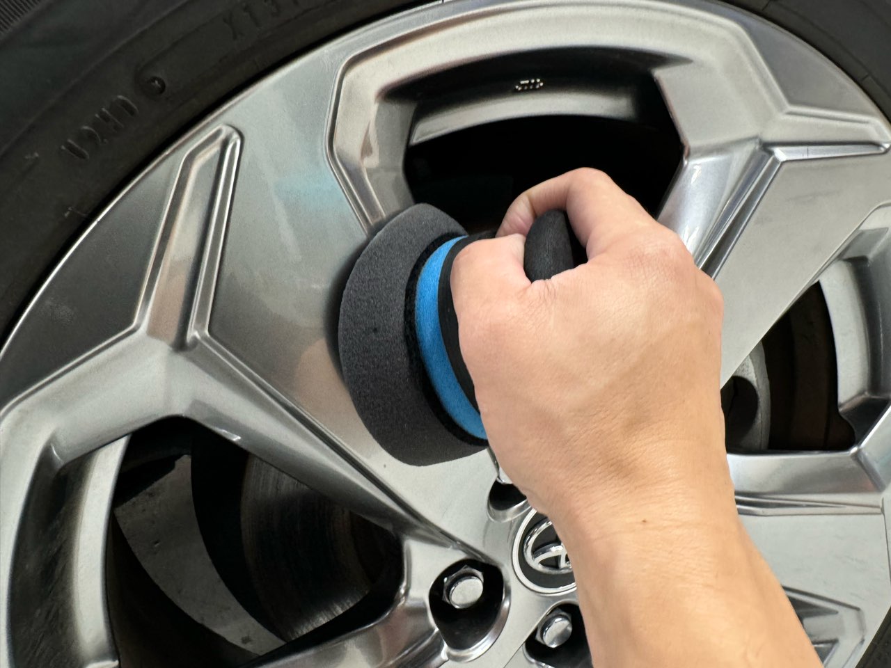 QCC Hand Power Pad 3set / ハンドパワーパッド 3インチウレタンバフ2個付き