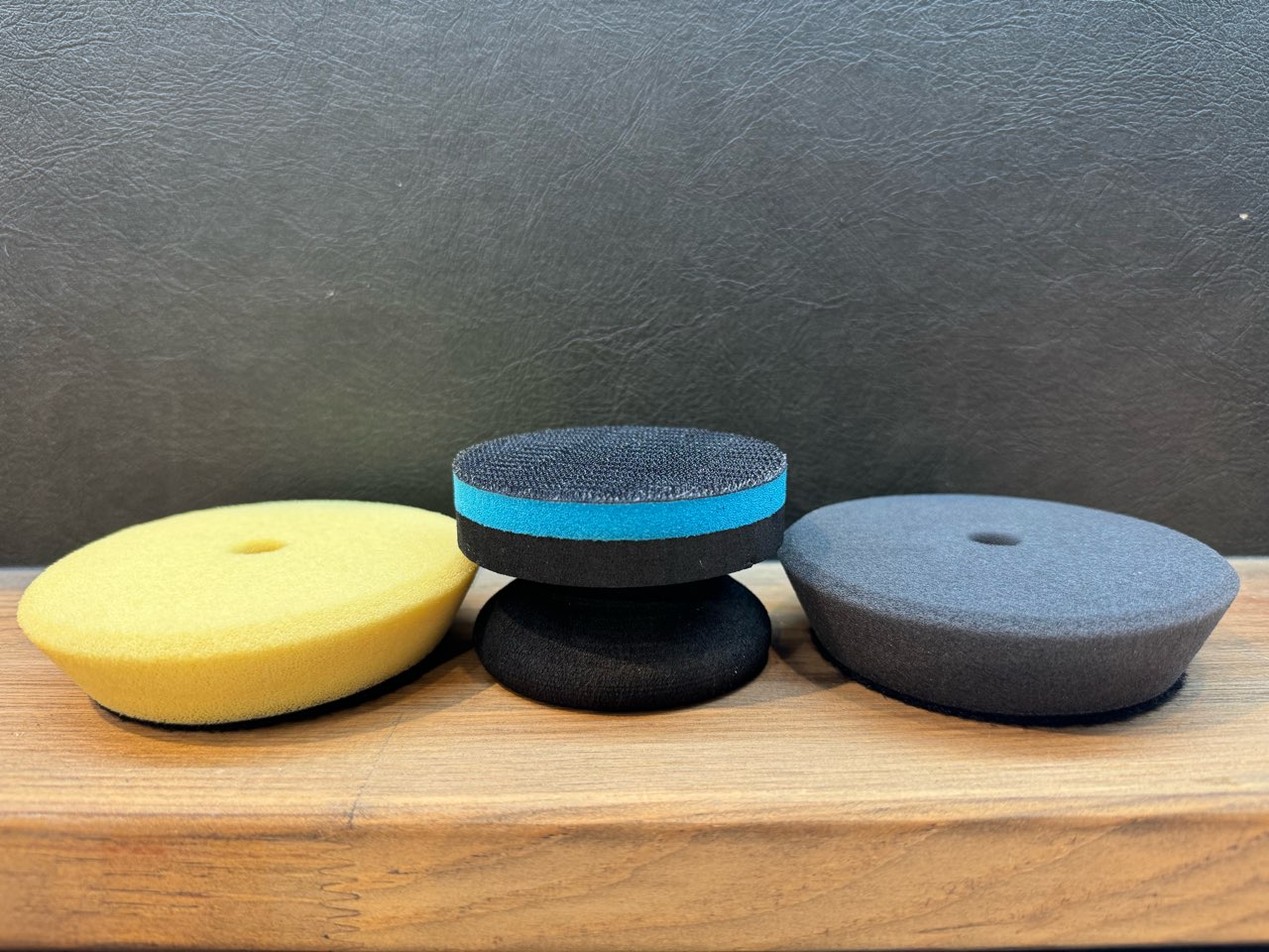 QCC Hand Power Pad 3set / ハンドパワーパッド 3インチウレタンバフ2個付き