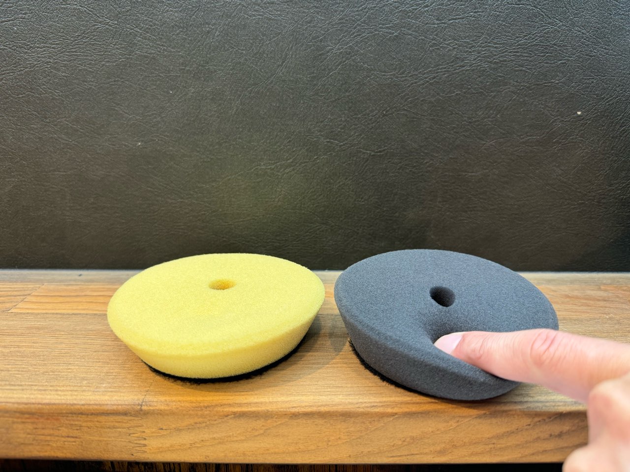 QCC Hand Power Pad 3set / ハンドパワーパッド 3インチウレタンバフ2個付き