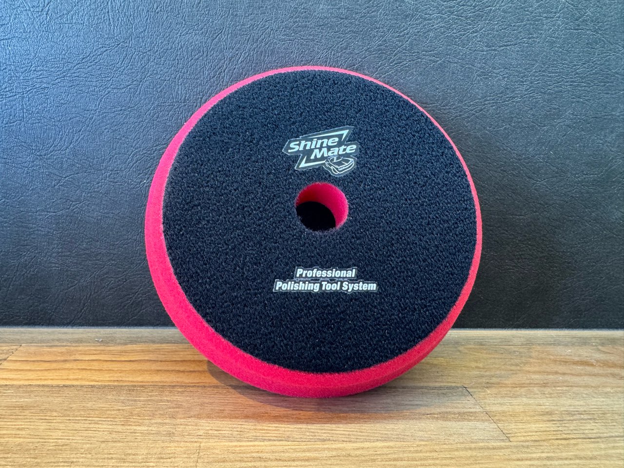 Shine Mate Urethane Buff / シャインメイト 5インチ用 ソフト低反発ウレタンバフ 赤 150mmΦ