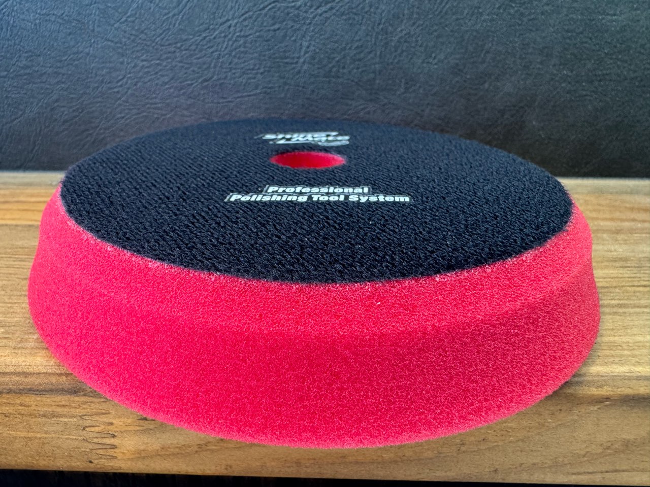 Shine Mate Urethane Buff / シャインメイト 5インチ用 ソフト低反発ウレタンバフ 赤 150mmΦ