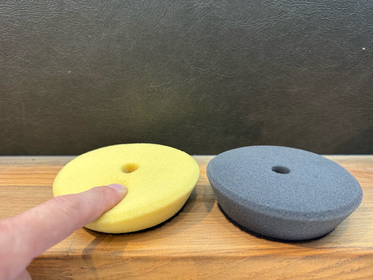 QCC　ウレタンバフ2個セット　/　クブクリーンケミカル　3インチ　高反発＆ソフトウレタンバフ　80ｍｍΦ