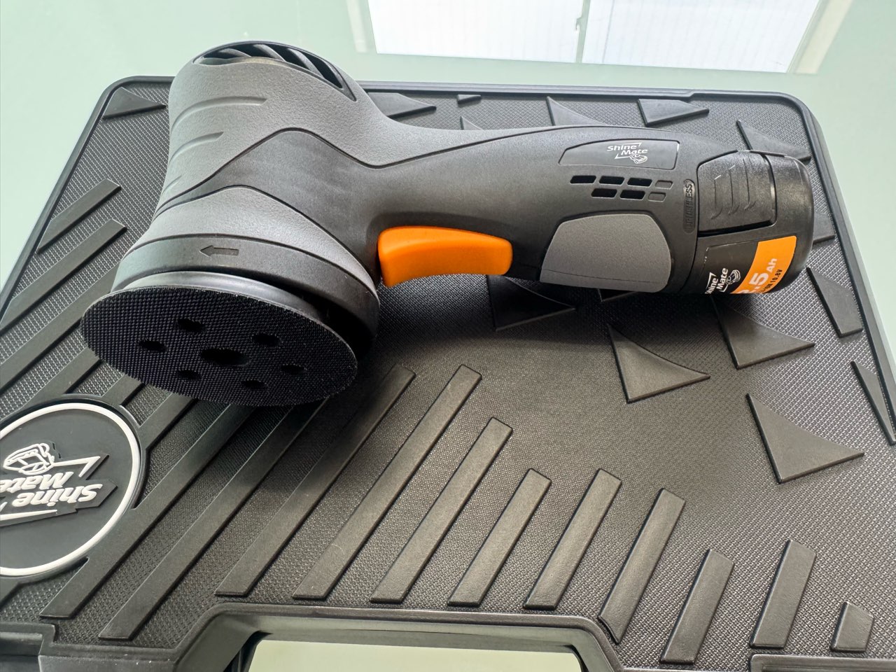 Shine mate EB212 KIT /シャインメイト　コードレスダブルアクションポリッシャーキット　3インチ　12ミリオービット