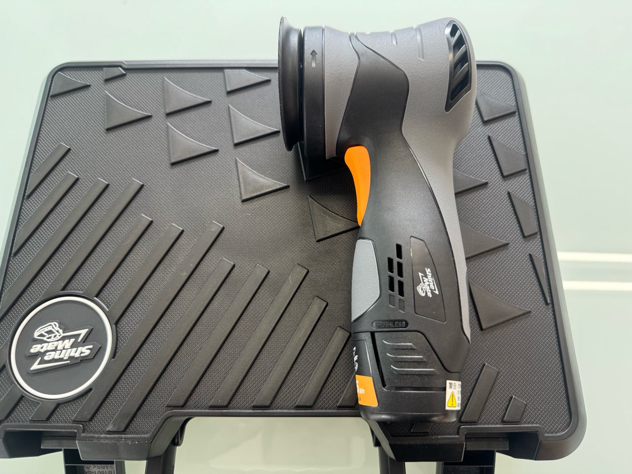 Shine mate EB212 KIT /シャインメイト　コードレスダブルアクションポリッシャーキット　3インチ　12ミリオービット