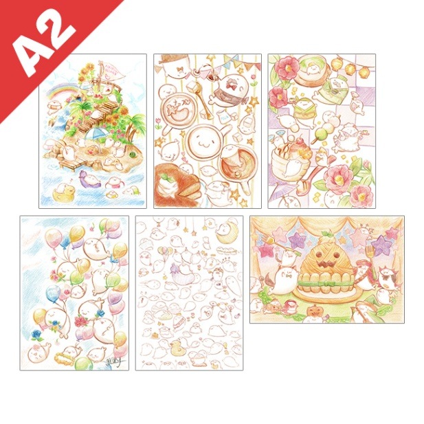 A2タペストリー 北海の魔獣あざらしさん 北海の魔獣あざらしさん展2023】A2タペストリー【北海の魔獣あざらし