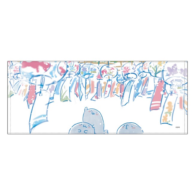 あざらしさん2025】フェイスタオル 風鈴【北海の魔獣あざらしさん