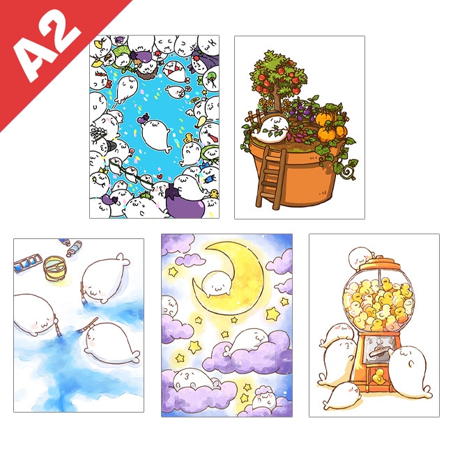 A2タペストリー 北海の魔獣あざらしさん A2タペストリー 北海の魔獣あざらしさん