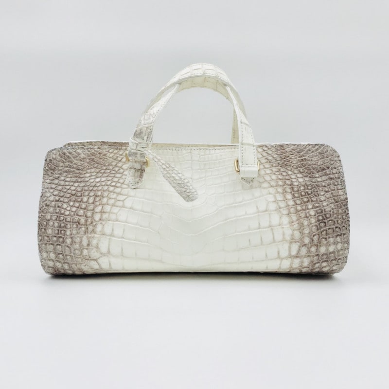 ヒマラヤ　クロコダイル　ハンドバッグ　ボストンバッグ