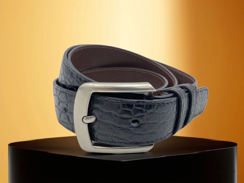 クロコダイルベルトBlack/Brown