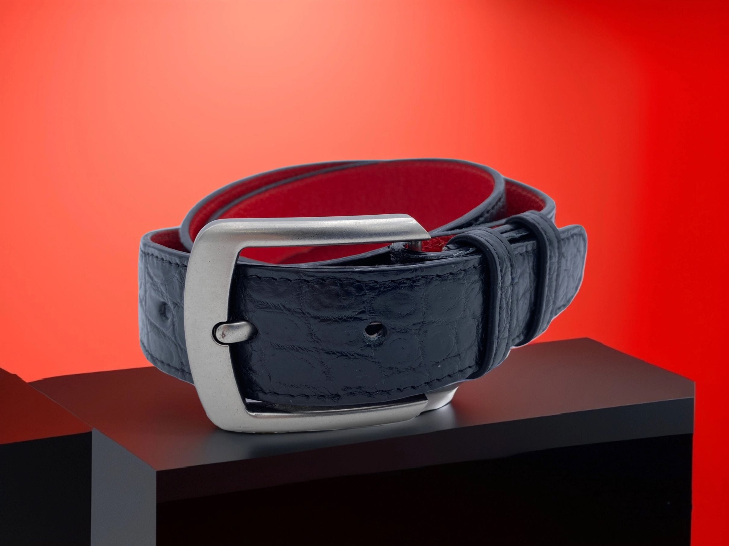 クロコダイルベルトBlack/Red