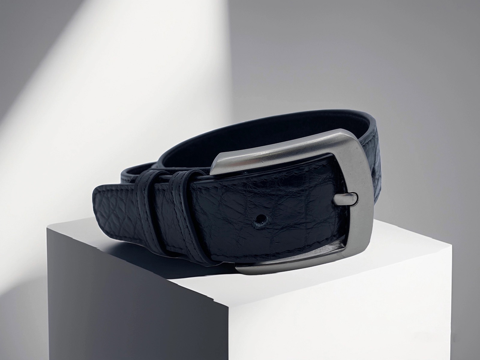 クロコダイルベルトBlack/Black