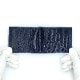 クロコダイル　マネークリップ　二つ折ウォレット　Navy Black