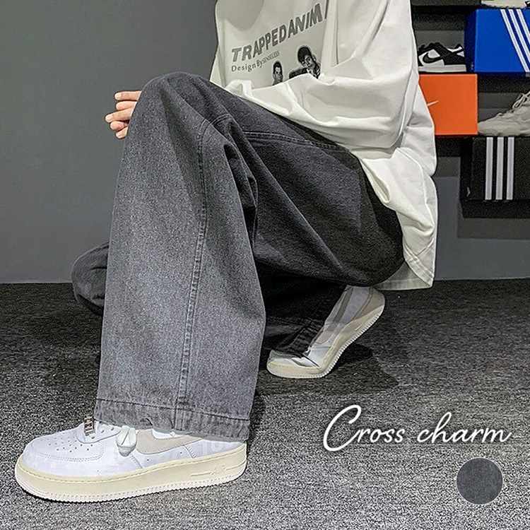 デニム デニムパンツ パンツ レディース ワイドパンツ ワイド 大きいサイズ ジーンズ ジーパン ボトム 体型カバー ボトムス ストレート ズボン ゆったり ハイウエスト ゴム 秋 冬 ボトムス ズボン 長ズボン ロングパンツ ジーパン