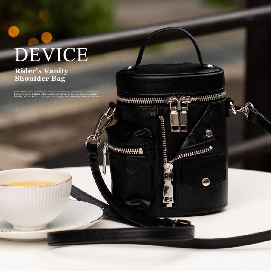 【20％OFFクーポン／最大35％OFF】DEVICE ライダース バニティ ショルダーバッグ 
