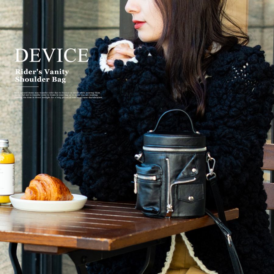【20％OFFクーポン／最大35％OFF】DEVICE ライダース バニティ ショルダーバッグ 