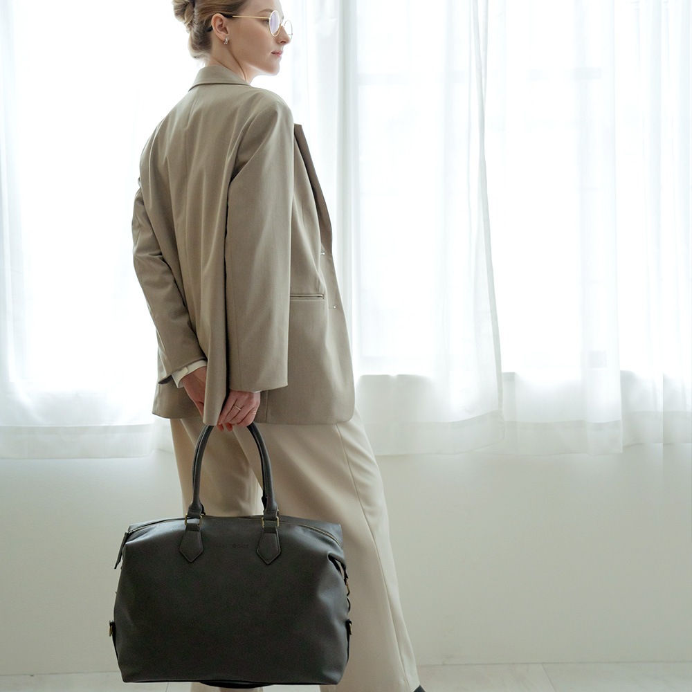 【SALE：20％OFF 11/2 10:00~】ボストンバッグ 大容量 通勤 通学 メンズ フェイクレザー A4 おしゃれ 旅行 2泊 ビジネスバッグ 大型 ボストン バッグ かばん シンプル 無地 出張 大学生 ブランド 2way 上質 大人 旅行バッグ ボストンバック メンズバック