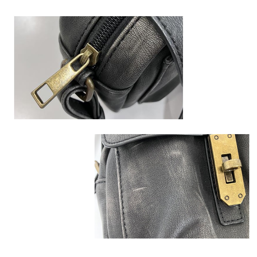 【クーポン利用で30％OFF】DEVICE ショルダーバッグ フェイクレザー ヴィンテージデザイン 大人カジュアル 小さめ 軽量 ミニショルダー 斜めがけ ポシェット メンズ レディース ユニセックス おしゃれ かわいい 人気 通勤 通学 旅行 お出かけ