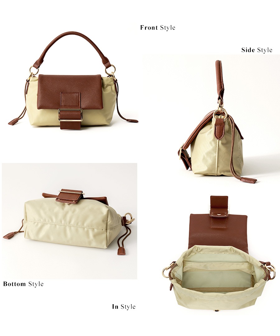 2025-2026AW新作【予約特典クーポン利用で50％OFF】REAIMER 2way ショルダーバッグ ミニショルダーバッグ 2WAY バッグ ナイロンバッグ ハンドバッグ ポーチ レディース レディースバッグ おしゃれ 小さめ 可愛い 大人 オケージョン 女子会 ブランド 斜めがけ 2wayバッグ ポーチ ミニバッグ【REAIMER/リエメ】