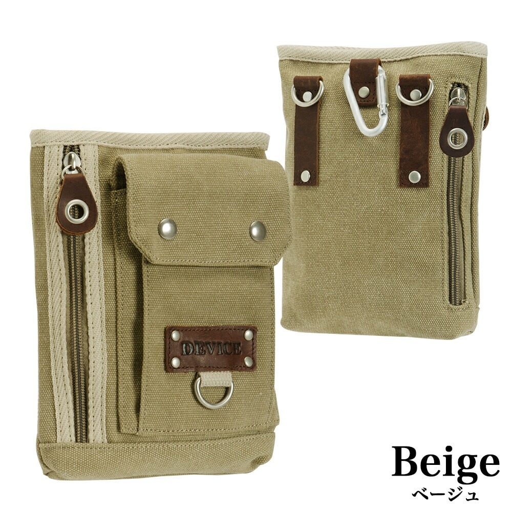 DEVICE シザーケース サコッシュバッグ シザーバッグ チョークバッグ ミニショルダー バッグ ウエストポーチ キャンバス ミニバッグ メンズ ブランド デバイス ウエストバッグ レディース おしゃれ ベルトポーチ