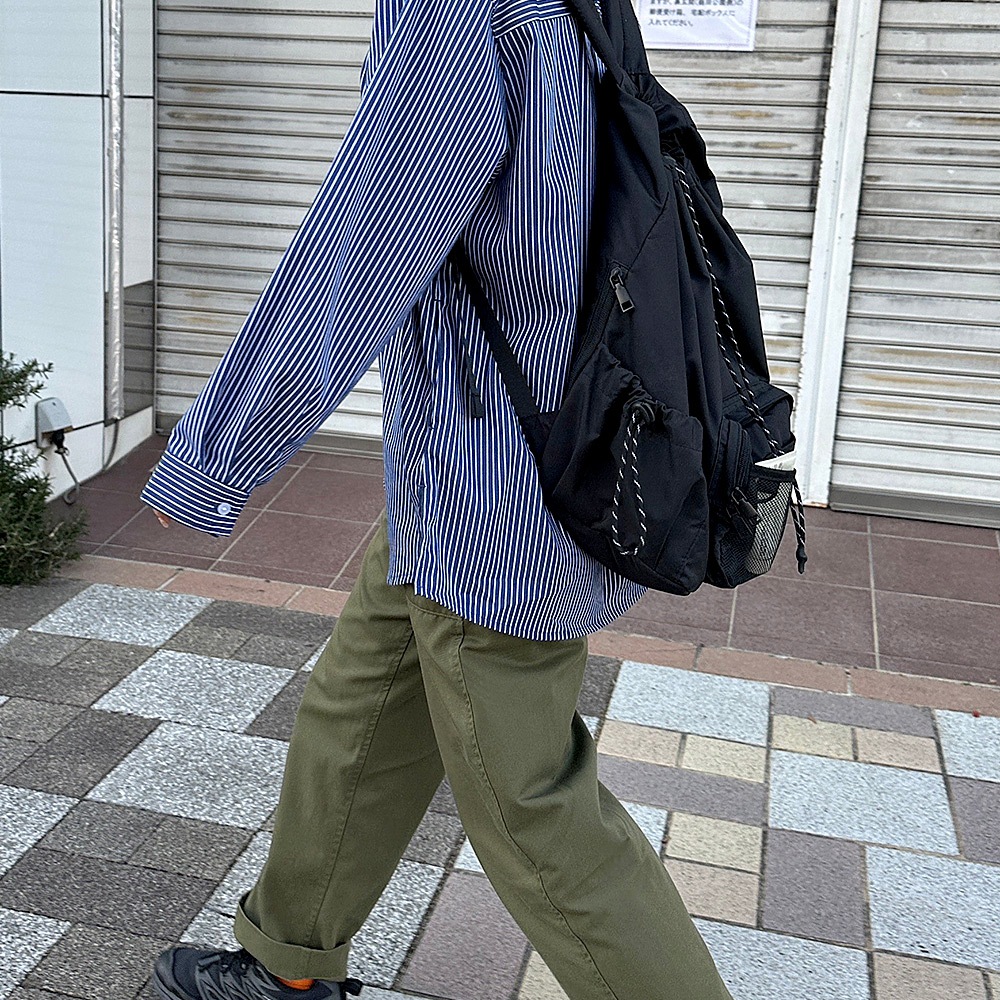 mika×DEVICE ナイロン バックパック  リュック リュックサック 通学 通勤 レディース 女子 大容量 おしゃれ オシャレ a4 軽い かわいい きれいめ 軽量 ナイロン ママ 無地 大人 マザーズバッグ ママリュック 大人 ブランド 旅行 黒 韓国 高校生 10代 20代 30代 40代 50代 巾着 ドロスト