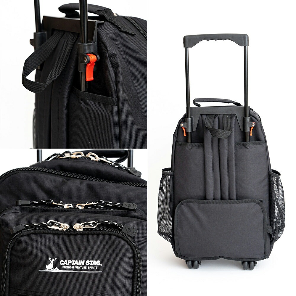 2WAYバッグ 旅行 ビジネスバッグ 出張 大容量 キャリーバッグ マチ拡張 2輪キャスター 防災リュック 避難リュック キャリー付き キャプテンスタッグ captain stag 男女兼用 軽量 メンズ レディース アウトドア リュックキャリー バックパック
