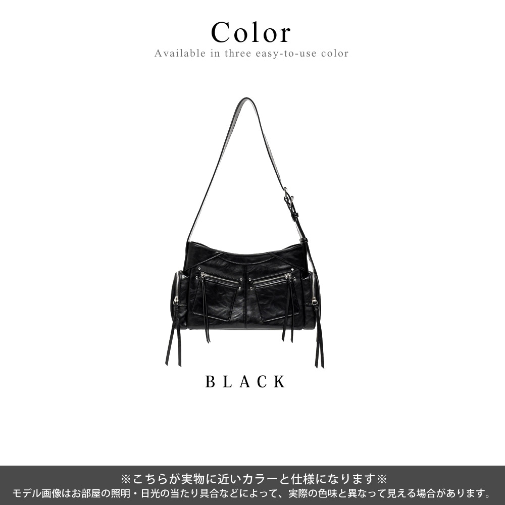 Renameシルバーマルチファスナーデザイン ショルダーバッグ ショルダーバッグ バッグ ワンショルダー レディース メンズ 2way 通勤  肩掛け 斜めがけバッグ 大人 通学 大容量 大きめ 通勤トート ポケット多い トレンドバッグ メッセンジャーバッグ マルチジップバッグ Y2Kバッグ