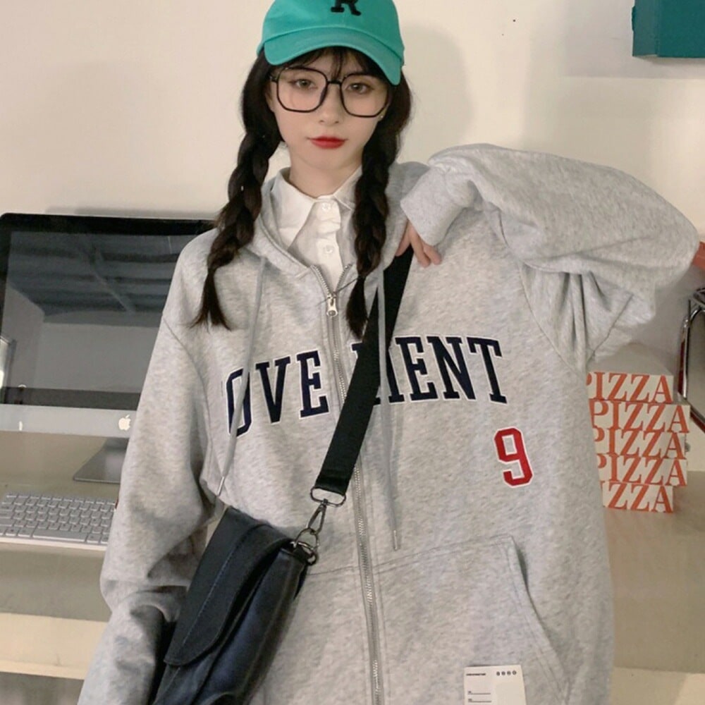 PIZZA ZIP HOODIE/ パーカー Lサイズ グレー 04w4981∞※【中古】 PIZZA