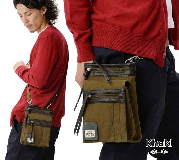 DEVICE シザーケース サコッシュバッグ 2way チョークバッグ シザーバッグ ブランド ミニ ショルダー バッグ  ミニバッグ ミニポーチ 美容師 トリマー ベルト おしゃれ