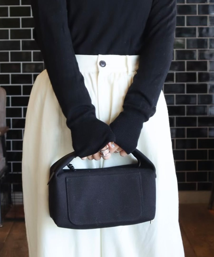 【初回予約完売】【2次予約12/25正午～特典55％OFF】【Misuzu Ishigami×REAIMERコラボ】2025-2026AW新作 ハンドバッグ 2way ショルダーバッグ バッグ レディース レディースバッグ キャンバス 大人ブランド 斜めがけ 2wayバッグ ミニバッグ【REAIMER/リエメ】