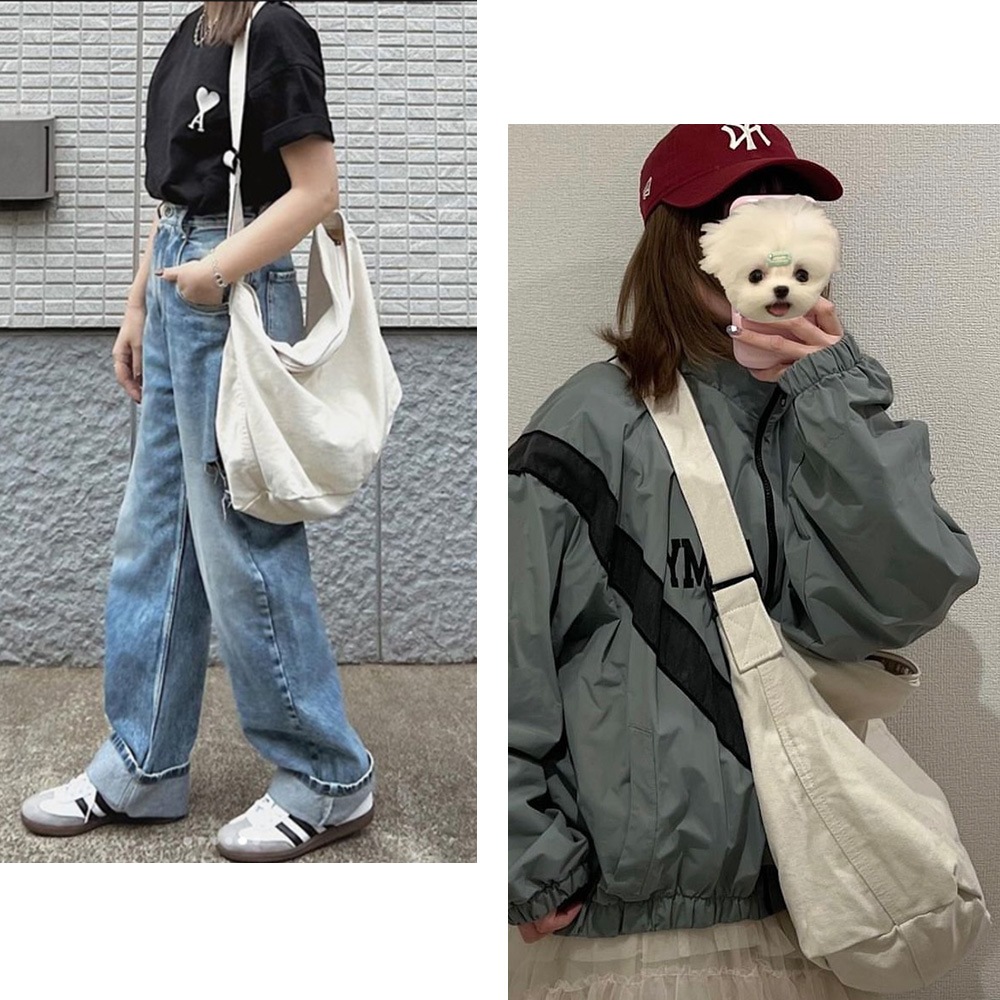 【30％OFFクーポン】 ショルダーバッグ キャンバス メンズ レディース 帆布 ショルダー バッグ メッセンジャーバッグ 大人 斜めがけバッグ ワンショルダーバッグ 軽量 布 大きめ A4 通勤 通学 おしゃれ カジュアル 大容量 肩掛け 韓国ファッション