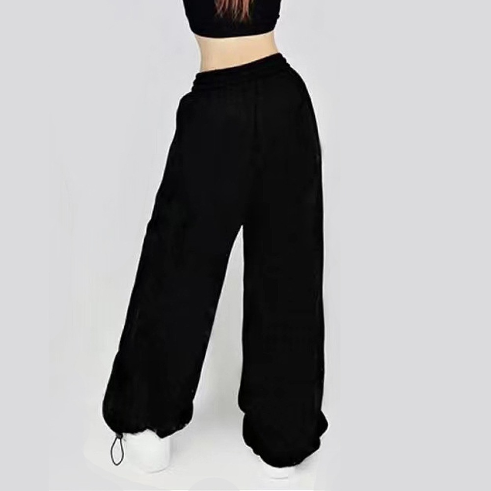 グラフィック ロゴ スカル ストリートデザイン ルーズ スウェット パンツ