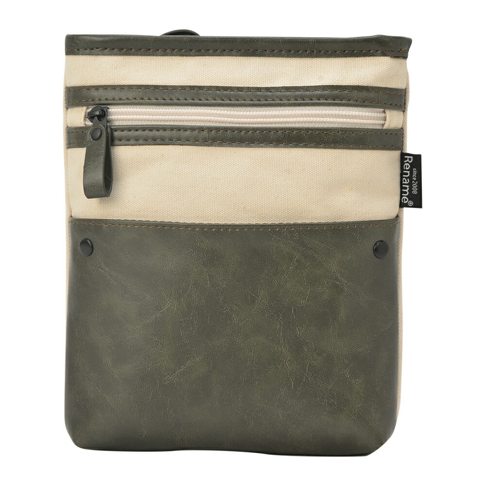 シザーバッグ シザーケース サコッシュバッグ 美容師 トリマー メンズ レディース ブランド キャンバス 合皮 2way ミニバッグ Rename おしゃれ ミニショルダーバッグ ウエストバッグ カジュアル ベルトポーチ