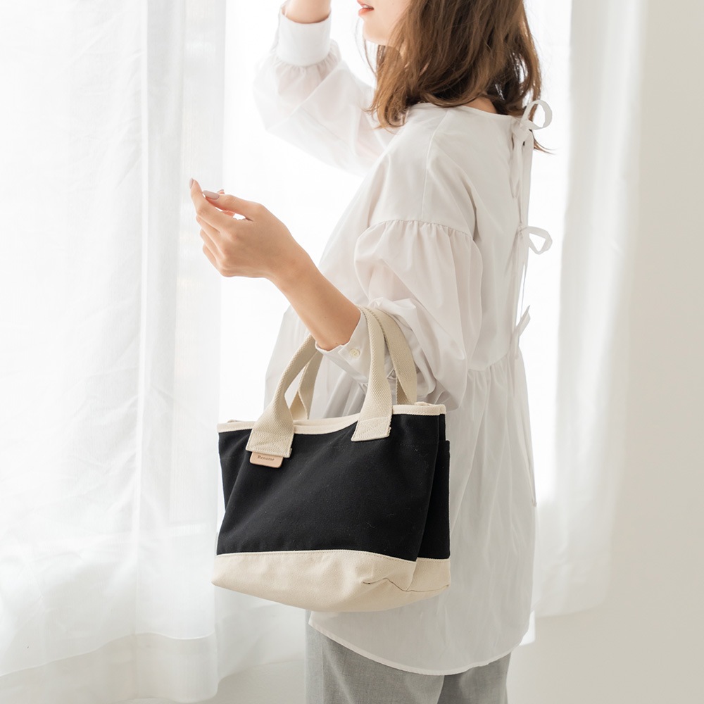 【SALE：25％OFF 11/2 10:00~】トートバッグ レディース バッグ 保冷 保温 小さめ キャンバス 布 シンプル 通勤 通学 大容量 高校生 無地 カジュアル ペットボトル ランチバッグ 帆布 ミニ バック Rename ブランド 仕切り たくさん トートバック メンズ 学生