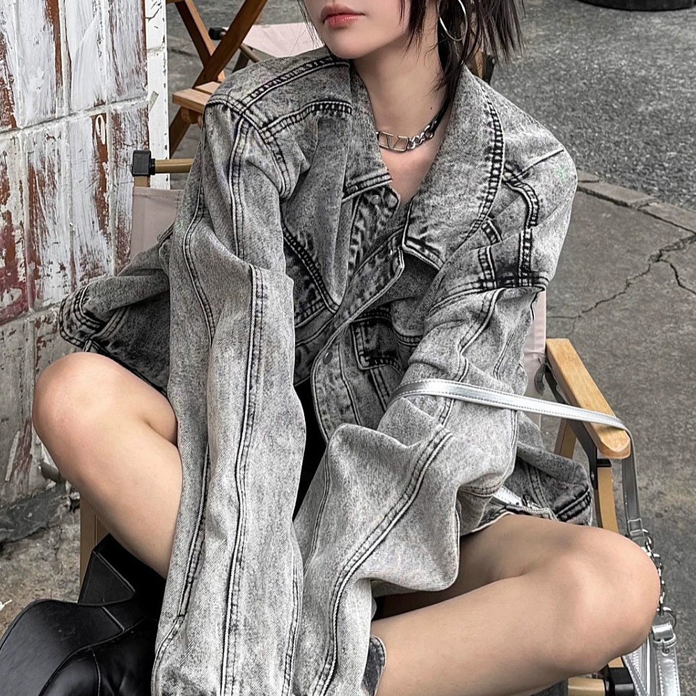 ヴィンテージ ウォッシュ セットアップ デニムジャケット デニムパンツ 