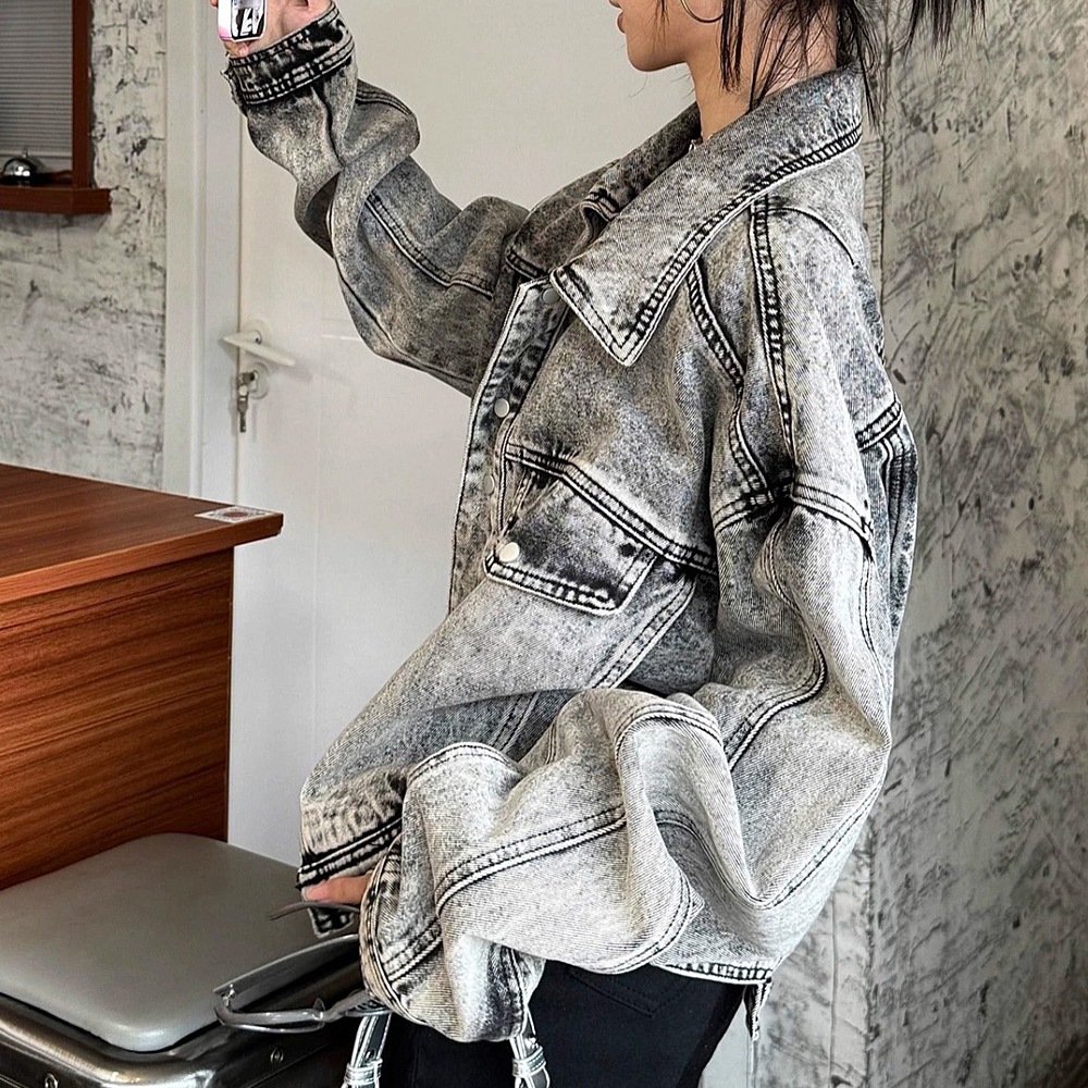 ヴィンテージ ウォッシュ セットアップ デニムジャケット デニムパンツ 