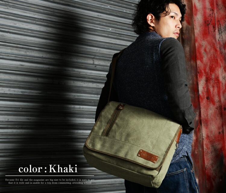 ショルダーバッグ ショルダーバック メンズ ショルダー バッグ A4 通勤 通学 斜めがけバッグ 斜めがけ ワンショルダーバッグ メッセンジャーバッグ 軽い 斜め掛け キャンバス ブランド DEVICE 帆布 大学生