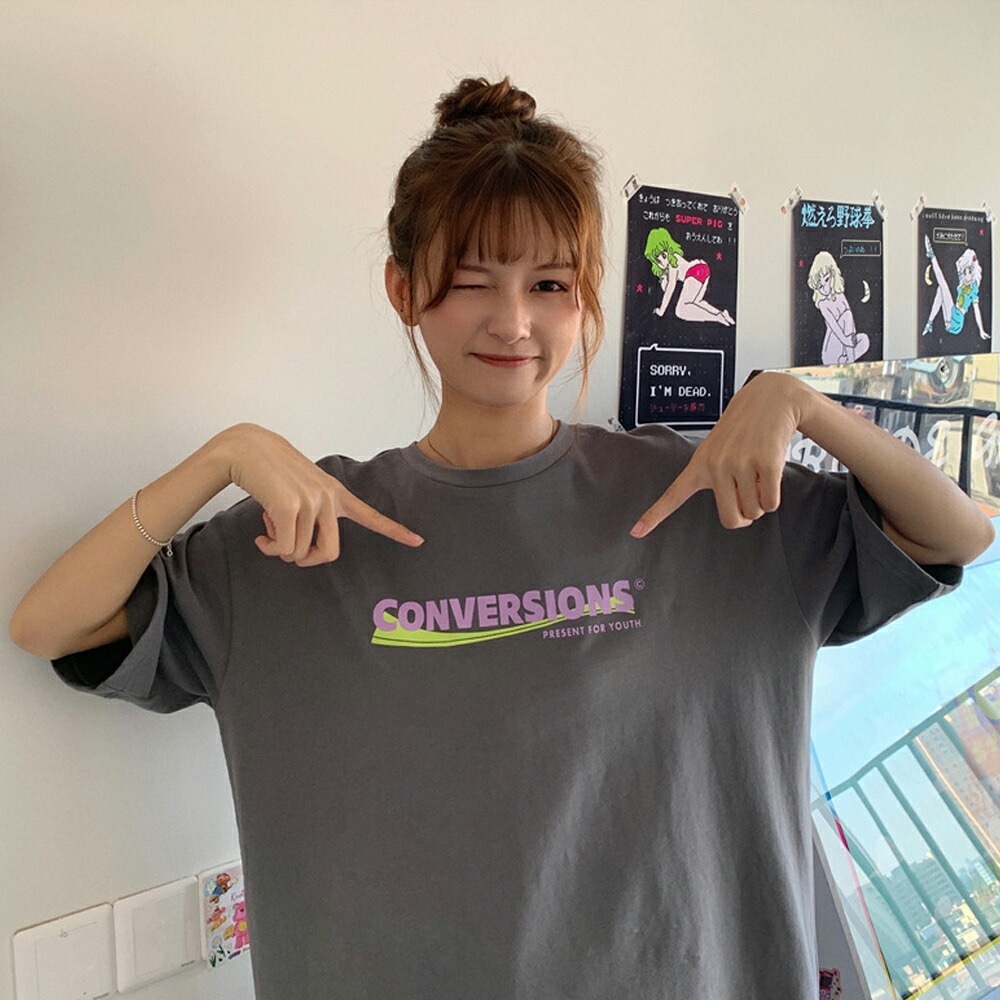 Tシャツ tシャツ レディース メンズ 半袖 カジュアル 大きいサイズ 体型カバー オーバーサイズ 大きい ワンポイント 春 夏 韓国 ファッション 中国 プリント ロゴT トップス プリントT ビッグシルエット 韓国ファッション