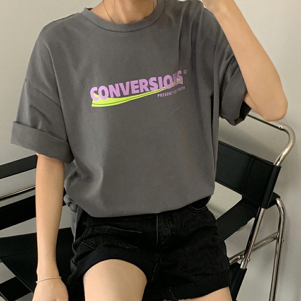 Tシャツ tシャツ レディース メンズ 半袖 カジュアル 大きいサイズ 体型カバー オーバーサイズ 大きい ワンポイント 春 夏 韓国 ファッション 中国 プリント ロゴT トップス プリントT ビッグシルエット 韓国ファッション