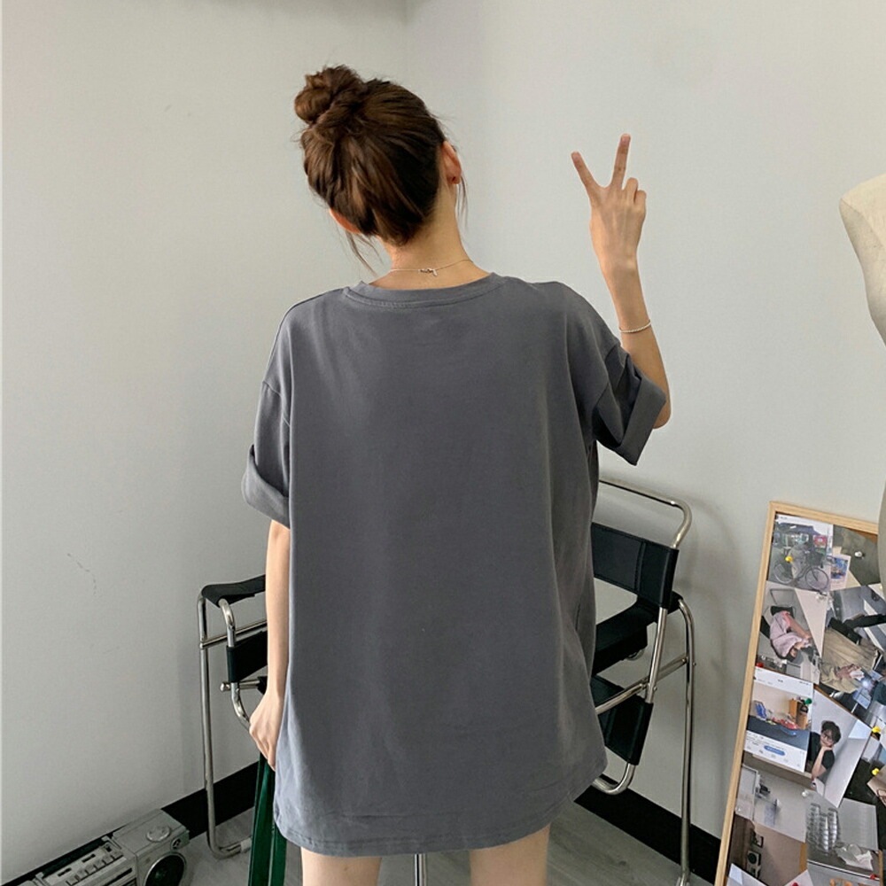 Tシャツ tシャツ レディース メンズ 半袖 カジュアル 大きいサイズ 体型カバー オーバーサイズ 大きい ワンポイント 春 夏 韓国 ファッション 中国 プリント ロゴT トップス プリントT ビッグシルエット 韓国ファッション