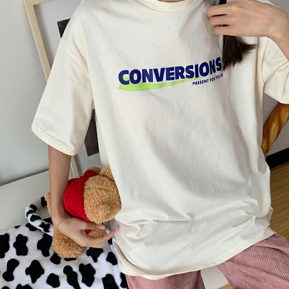 Tシャツ tシャツ レディース メンズ 半袖 カジュアル 大きいサイズ 体型カバー オーバーサイズ 大きい ワンポイント 春 夏 韓国 ファッション 中国 プリント ロゴT トップス プリントT ビッグシルエット 韓国ファッション