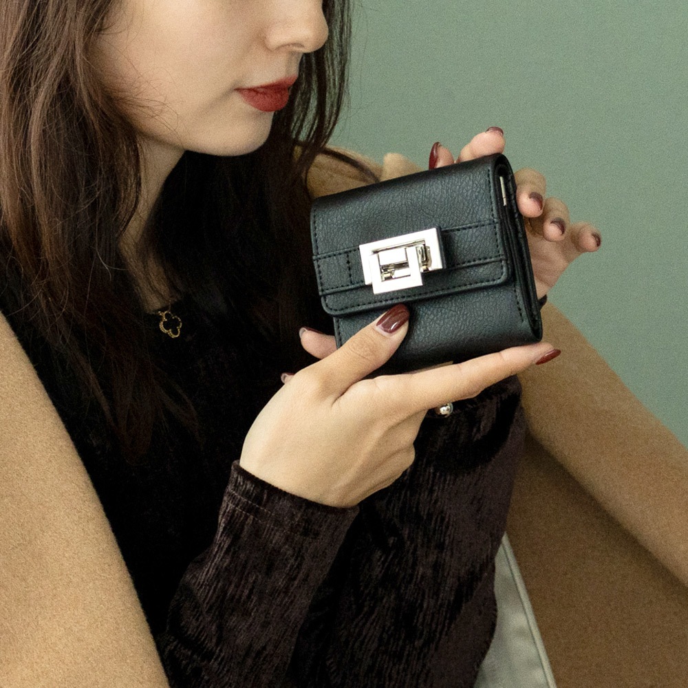 【35％OFFクーポン】DEVICE ヴィンテージデザイン 三つ折り財布 