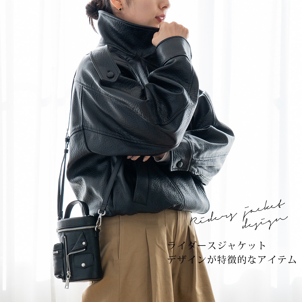 【20％OFFクーポン／最大35％OFF】DEVICE ライダース バニティ ショルダーバッグ 