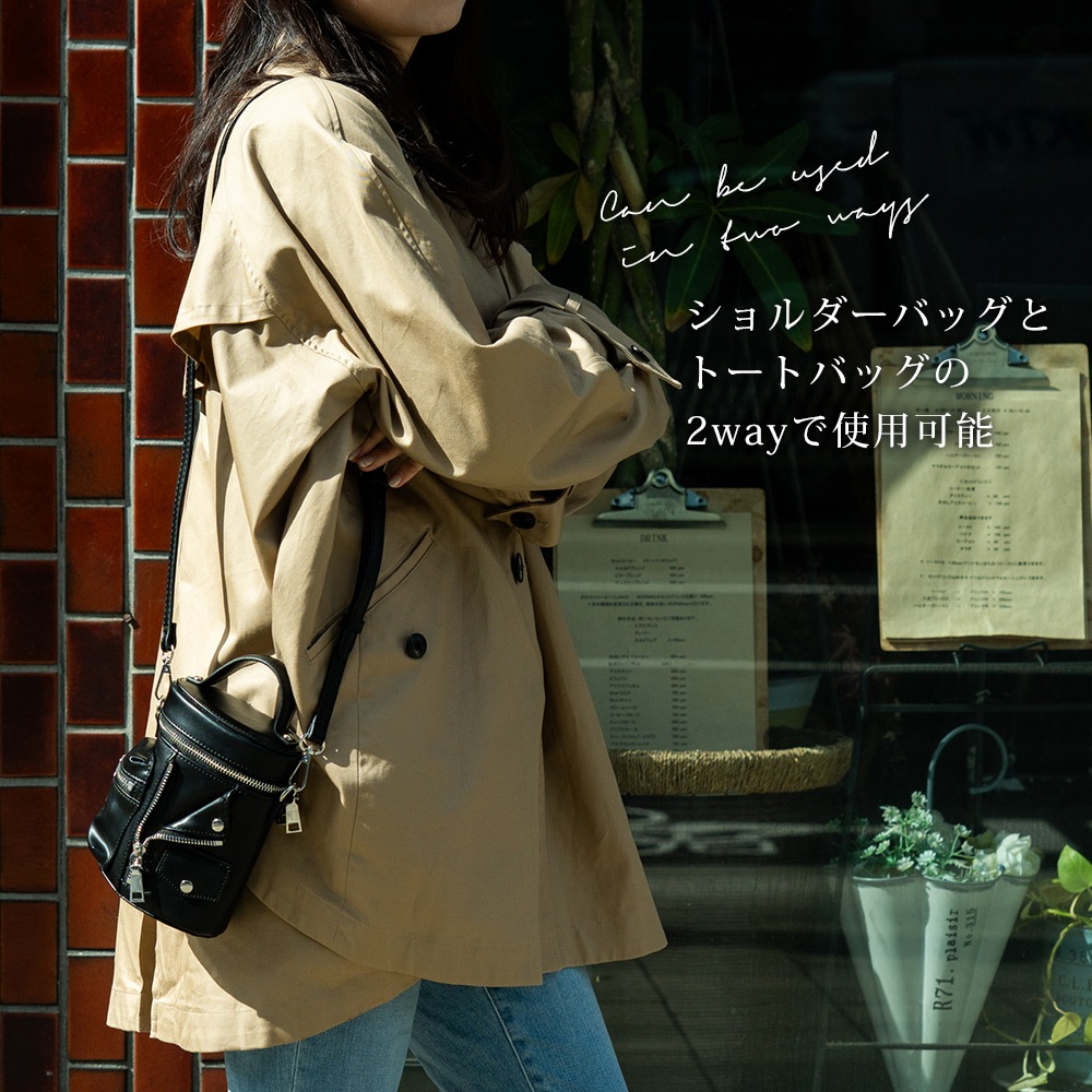 【20％OFFクーポン／最大35％OFF】DEVICE ライダース バニティ ショルダーバッグ 