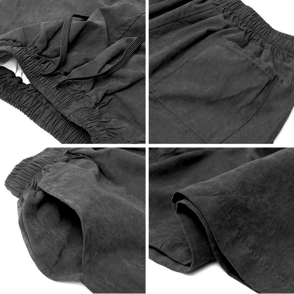 ラッシュガード ハーフパンツ パンツ 短パン レディース 水陸両用 水着 体型カバー おしゃれ かわいい 春夏 秋 UVケア ゆったり 薄手 ストレッチ 黒 茶 ヒップ 太もも 脚 カバーアップ ウエストゴム UV対策 サーフパンツ