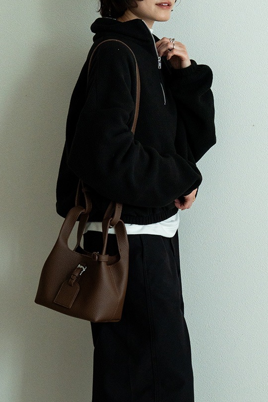 【3/2正午販売～】★先行受注特典55％OFF★ソフトスクエア 2WAY ミニ ハンドバッグ(ポーチ付き) 2WAY キューブバッグ ショルダーバッグ ポーチ付き レディース ハンドバッグ バケツバッグ 斜めがけ 肩掛け フェイクレザー シボ加工 大容量 軽量 鞄 通勤 通学 フォーマル カジュアル