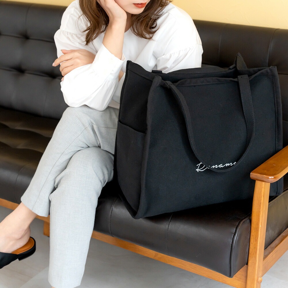 【SALE：20％OFF 11/2 10:00~】トートバッグ バッグ 大きめ レディース メンズ キャンバス A4 大容量 軽量 大学生 通勤 通学 ブランド トートバック おしゃれ 肩掛け かわいい 軽い 保育園 A4肩掛け カバン 大き目 無地 肩がけ 黒 帆布 A3 通勤バッグ