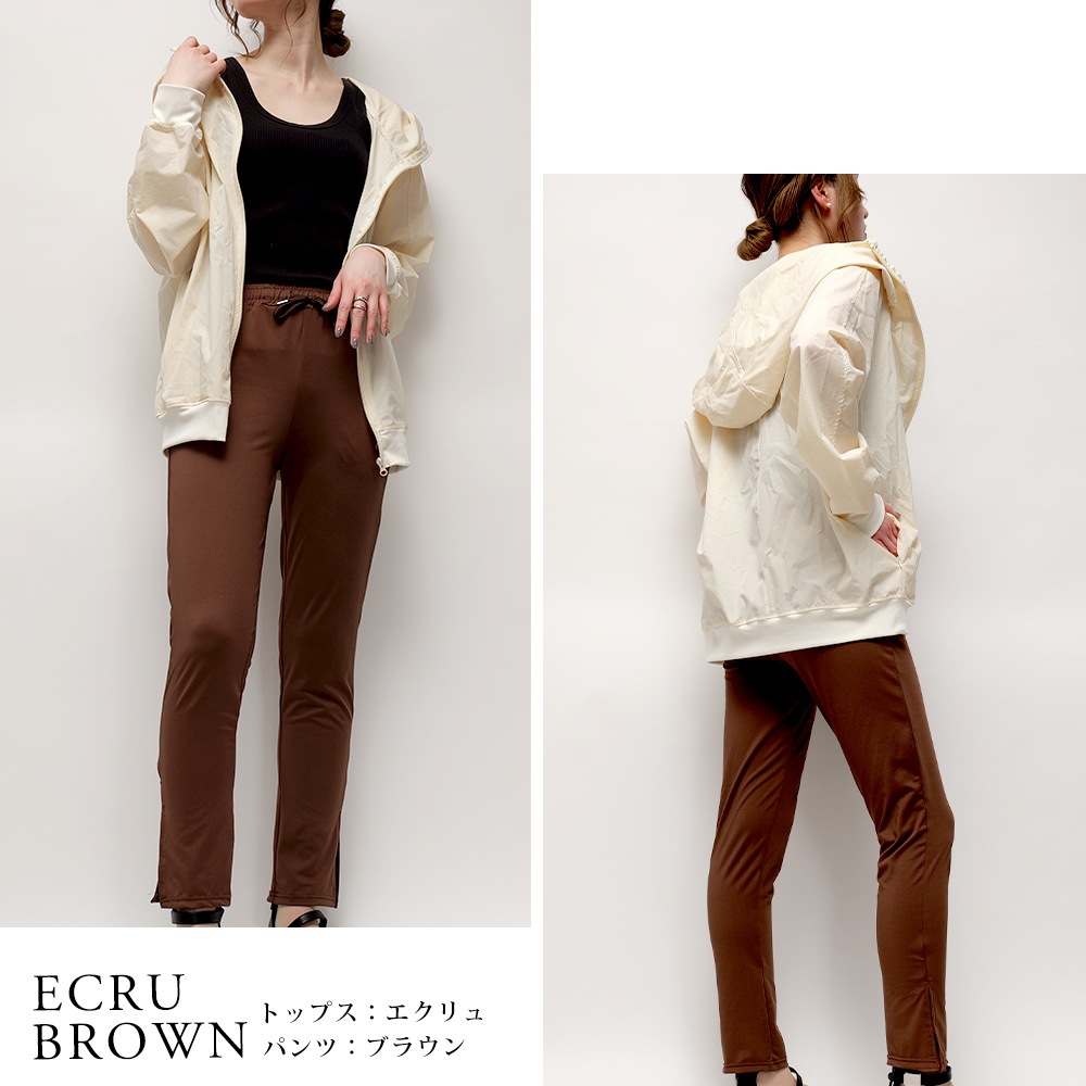 ラッシュガード レディース 上下セット 水陸両用 水着体型カバー用 カバーアップ ピクニック 紫外線対策 おしゃれセットアップ 海 海水浴 ライブ フェス キャンプ 無地 日焼け防止 女性 大人 ママ 露出控えめ 30代 40代