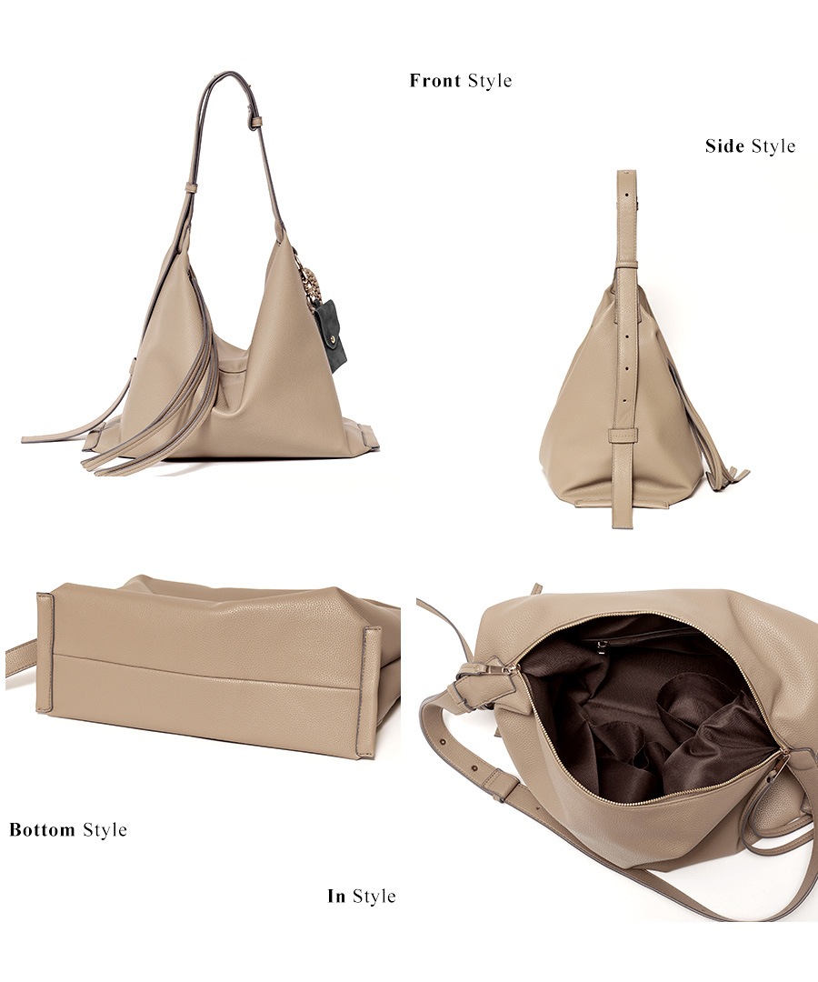 《55％OFF》【2026SS新作】REAIMER ドレープ 2way ショルダーバッグ レディース A4対応 2WAY レディースバッグ 大容量 フェイクレザー 大きめ 斜めがけ 肩掛け マザーズバッグ 通勤 通学 チャーム付き マザーズバッグ 通勤バッグ おしゃれ【REAIMER/リエメ】